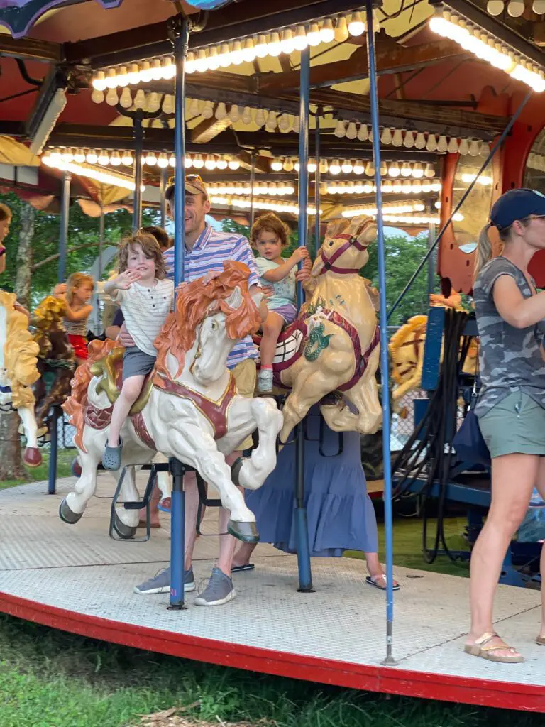 Things to do with little kids in Falmouth, MA - carousel