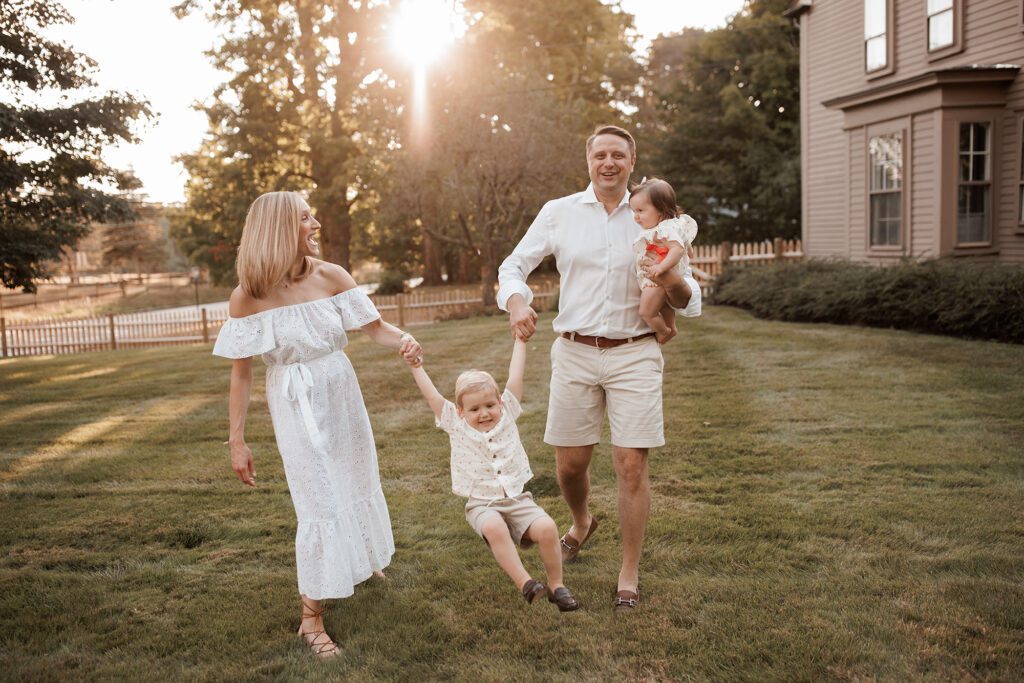 in-home newborn or family photo session