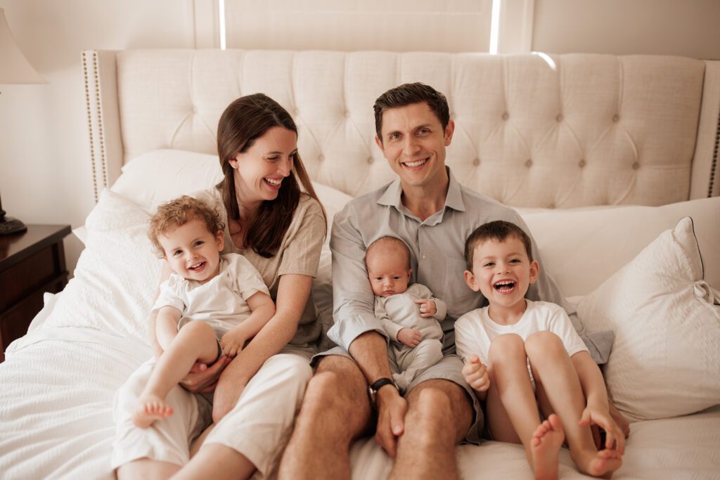 in-home newborn or family photo session