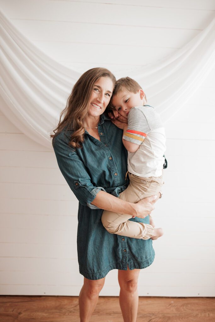 Boston family photos in studio