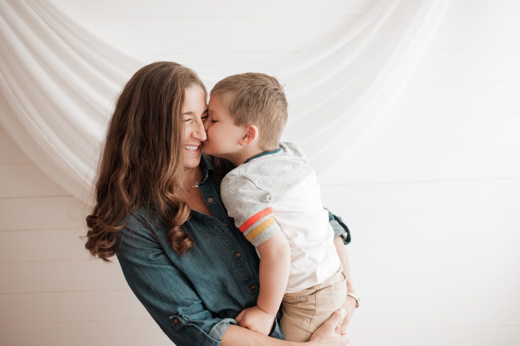 Boston family photos in studio