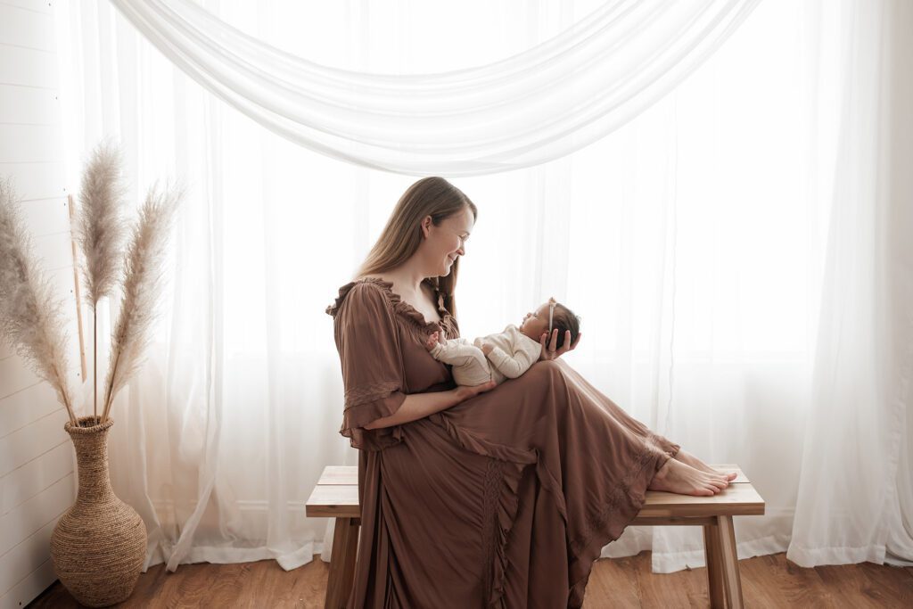 What to wear for your newborn photos dress from my client closet
