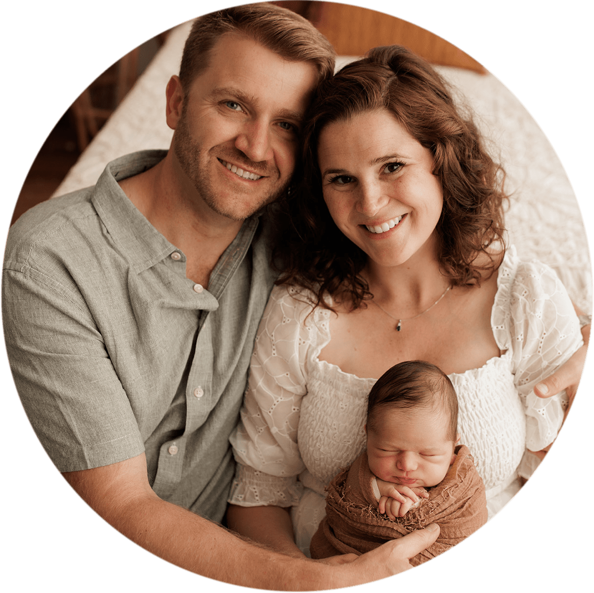Boston Baby Photographer - client review, mom dad and baby