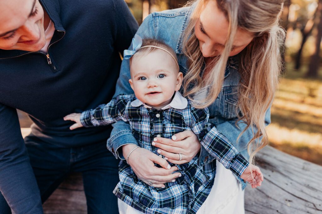 Kid friendly restaurants in roslindale - baby on parents lap
