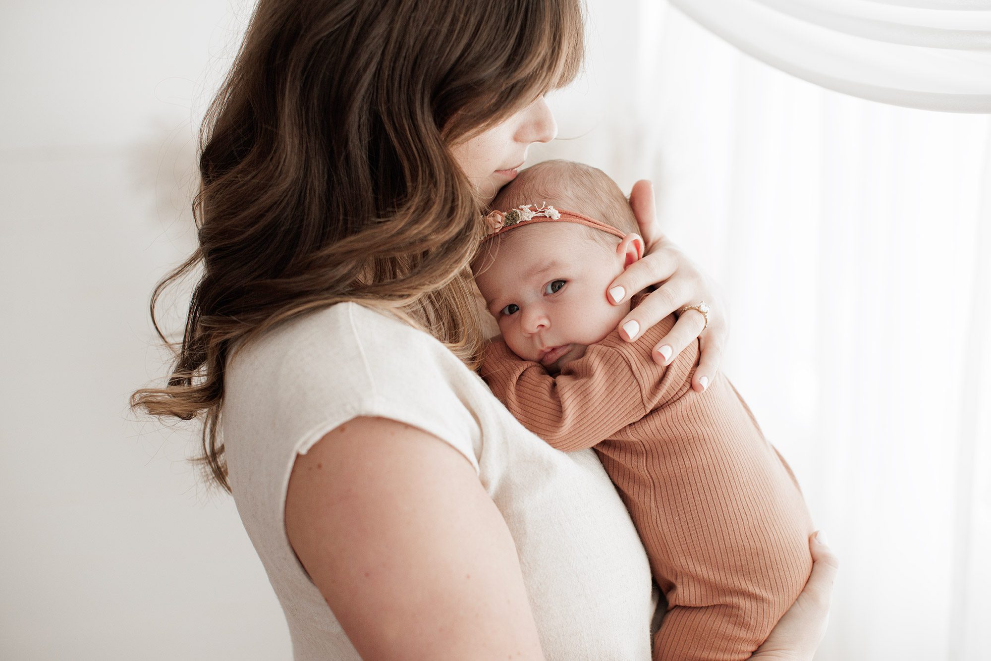 Favorite Newborn Photography Poses - baby girl on mama's chest