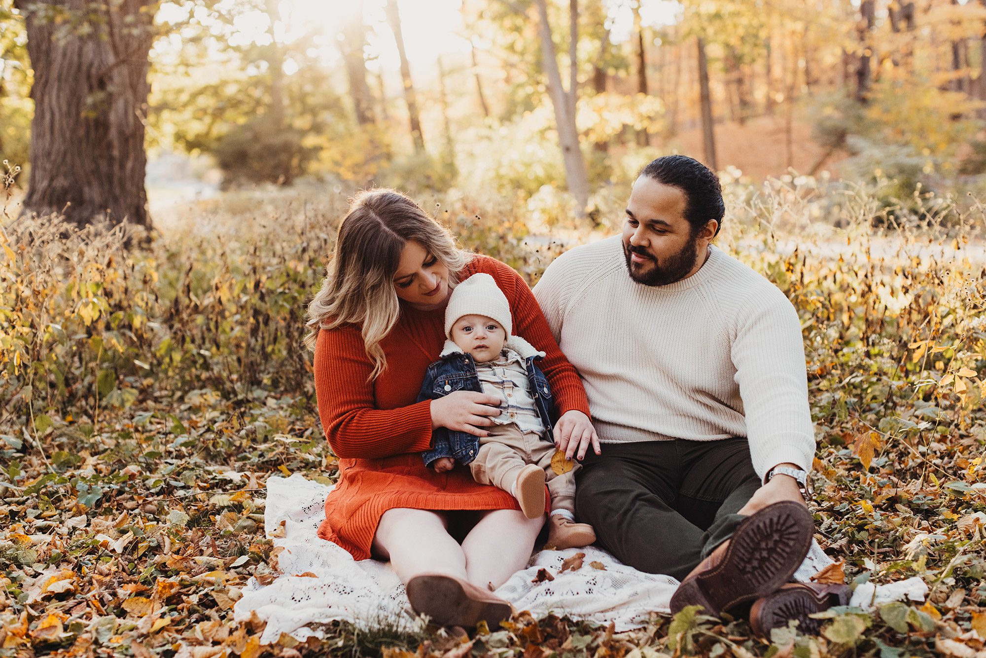 Annual Family Photos Boston Photographer - sitting on a blanket