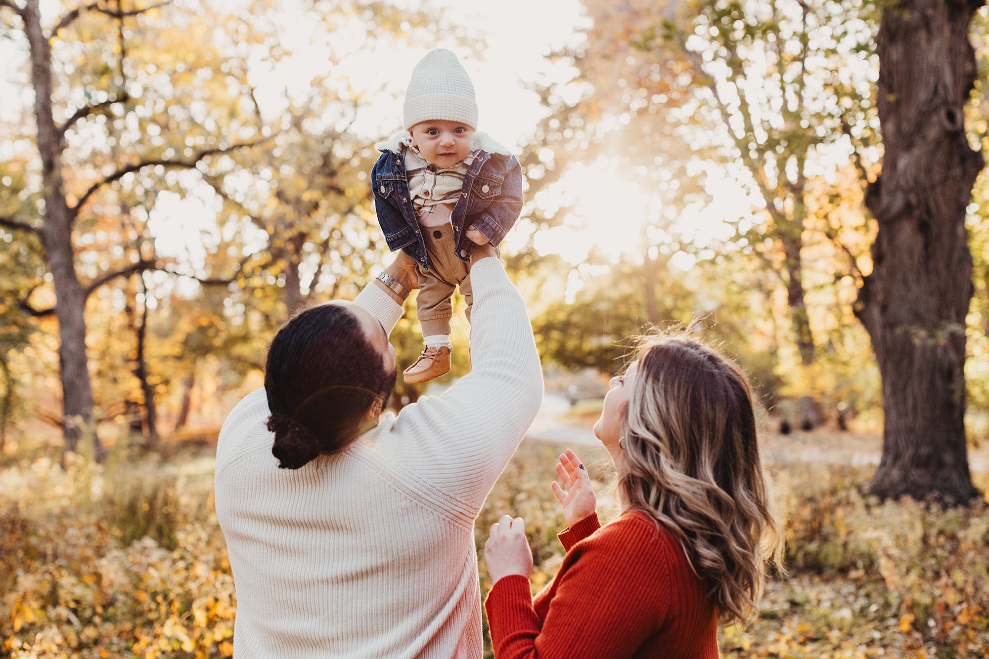 Annual Family Photos Boston Photographer - dad holding baby