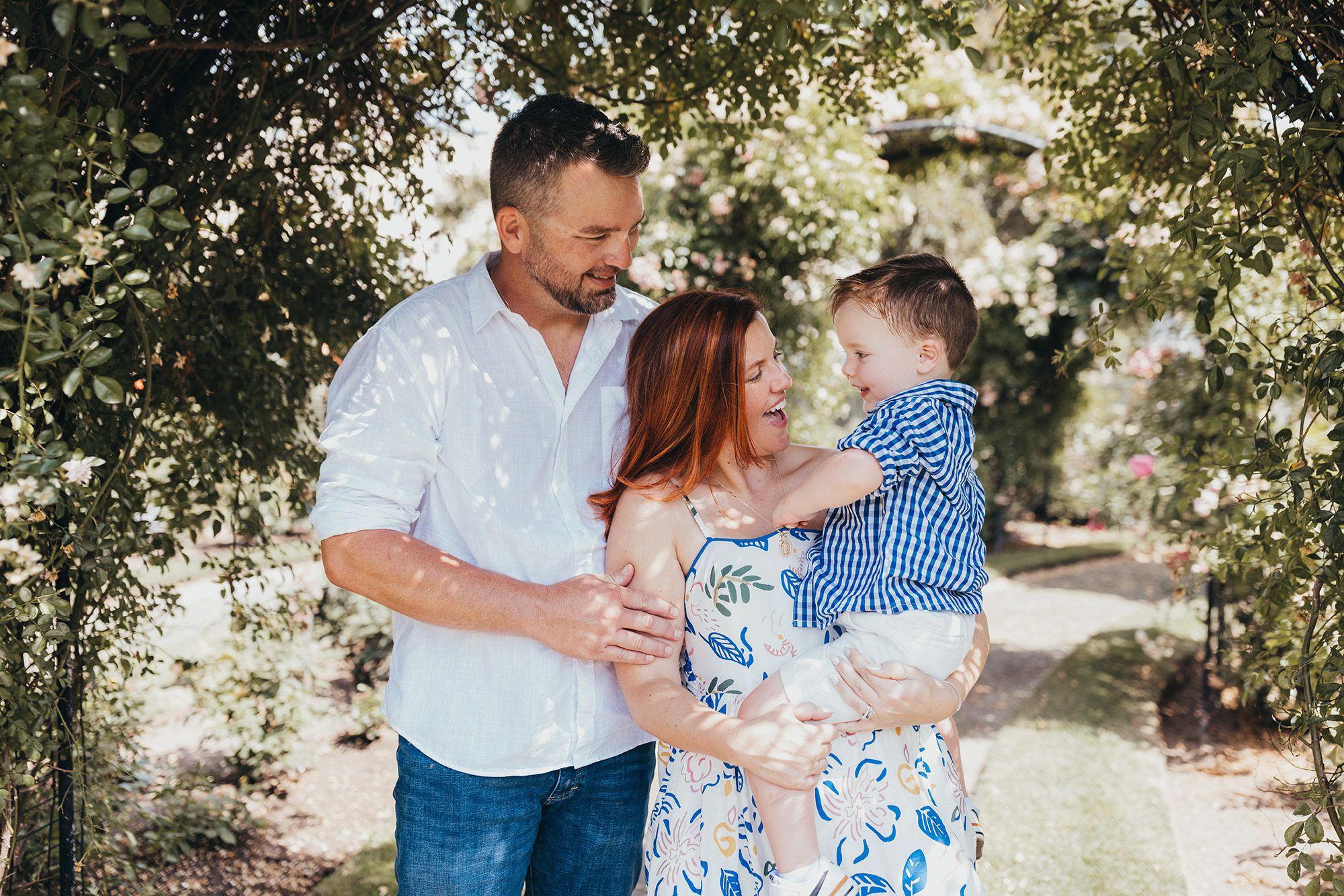 Maternity Photos at the Kelleher Rose Garden in the Fens