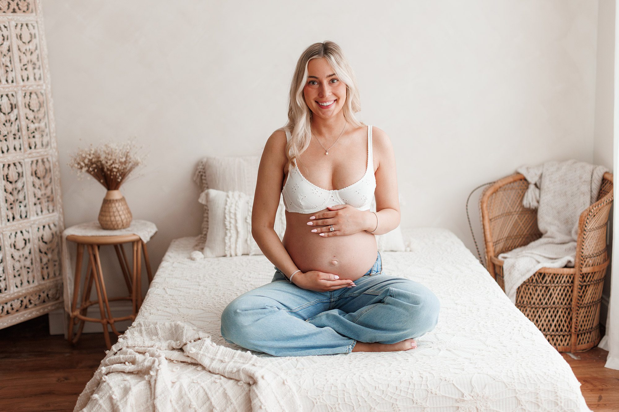 Indoor Winter Boston Maternity Photos: Why a Studio Session Is THE Choice for Your Winter Due Date