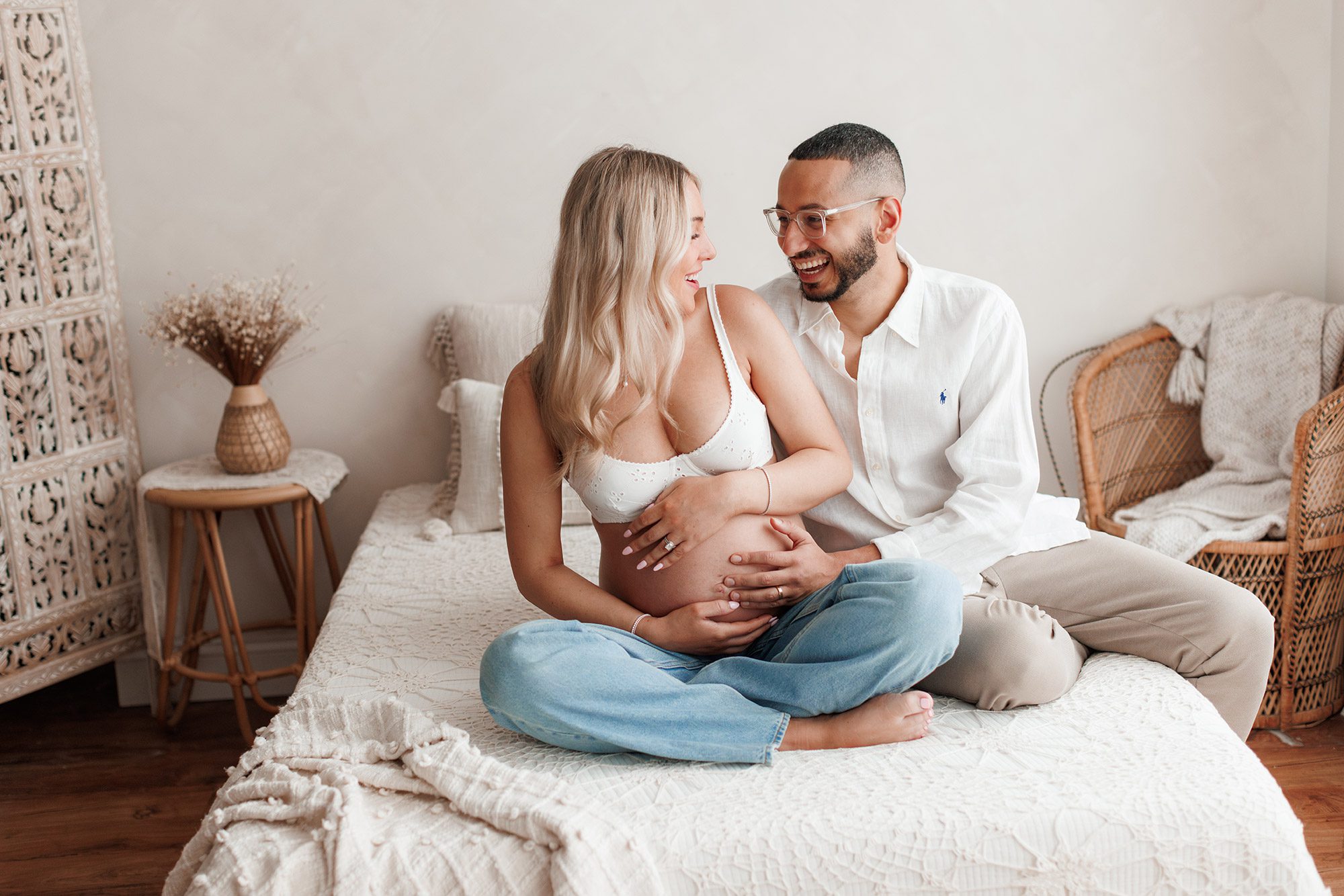Indoor Winter Boston Maternity Photos: Why a Studio Session Is THE Choice for Your Winter Due Date