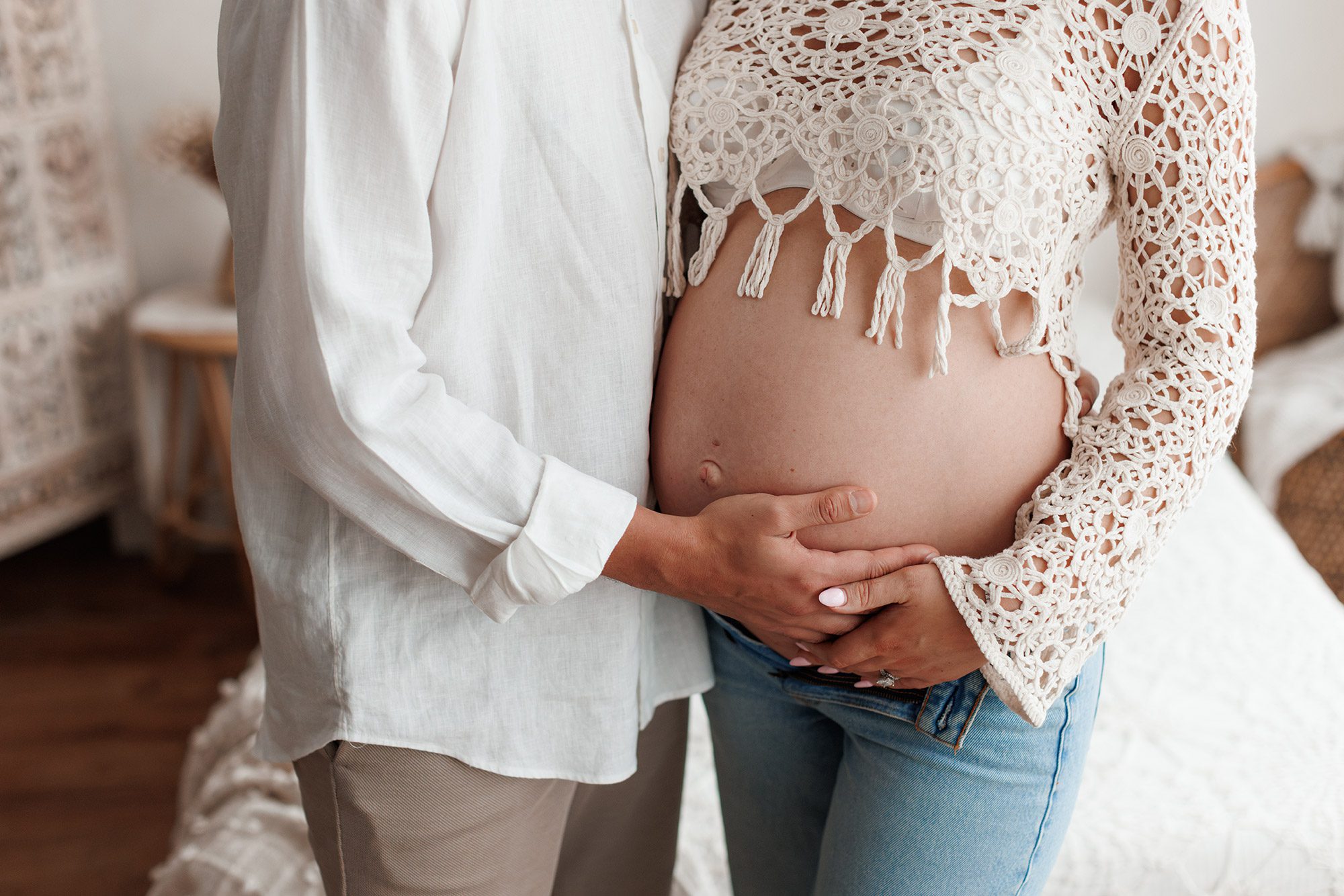 Indoor Winter Boston Maternity Photos: Why a Studio Session Is THE Choice for Your Winter Due Date